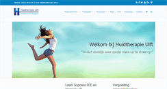 Desktop Screenshot of huidtherapie-ulft.nl