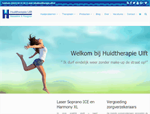 Tablet Screenshot of huidtherapie-ulft.nl